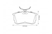 BRK PAD SET R TOYOTA 99-03