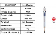 Glow Plug Hyundai KIA 09-18