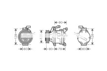 CMPRSSR TOYO COROLLA 04-07