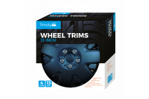 Simply Auto SWT119 Black Prime Wheel Trim Set (13 Inch)