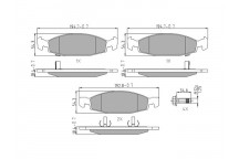 BRK PAD SET FT JEEP 90-05