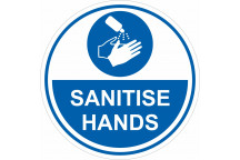 Sanitise Hands Sticker
