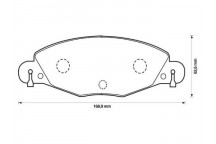 BRK PAD SET FT CITRO?N 01-08