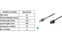 LAMBDA SENSOR FREELANDER 98-07