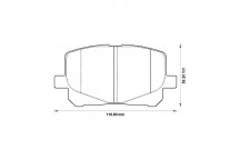 Brake Pad Set - Disc Brake Toyota 00-06