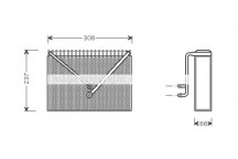 AC EVAP VOLV S60 S80 V70 XC70 XC90 96-10