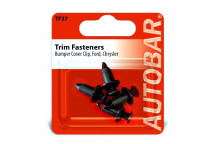 Autobar Bumper Cover Clip Black ? Ford/Chrysler Pack of 2