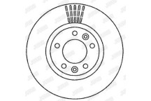 SGL BRK DISC FT PEUG 407 SW 508 607 00-18