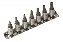 Laser Tools 3389 7 Piece Tamperproof Star* 5-Sided Socket Bi