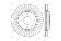 SINGLE BRK DISC FT MITS GALANT LANCER 97-08