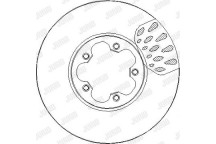 SGL BRK DISC FT FORD TRANSIT TOURNEO 06-14