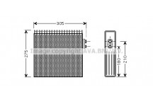 AC EVAP TOYO LANDCRUISER AMAZON 98-08