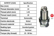 Spark Plug Fiat Porsche 85-05