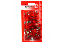 Autobar Mini Blade Fuses 10 Amp Pack of 30
