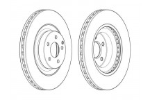SGL BRK DISC FT MERC CLS500 E500 06-10