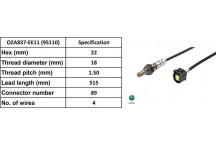 LAMBDA SENSOR MERC A B C E GL SLK VIANO 04-13