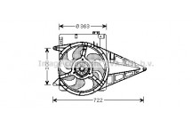 CLG FAN VAUXHALL OMEGA 99-03