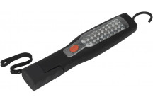 Sealey LED3010 Cordless Rechargeable Work Lamp - 30+5 LED In