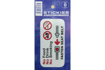 No Food/Drink/Smoke Sticker