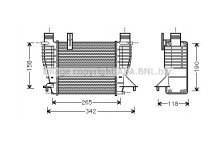 Charge Air Cooler Nissan Renault 04-19