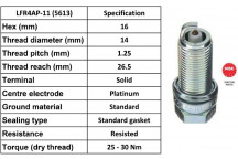 Spark Plug Nissan Renault 99-12