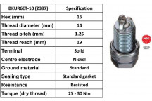 Spark Plug Audi Mercedes Seat Skoda VW 90-15
