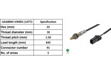 LAMBDA SENSOR OCTAVIA 09-17