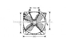 CLG FAN MAZD 626 97-02