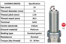 SPARK PLUG SUBR FORESTER 08-14