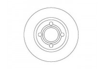 PR BRK DISC FT AUDI 80 CABRIOLET COUPE 91-00