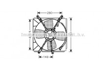 CLG FAN TOYO RAV 4 96-00