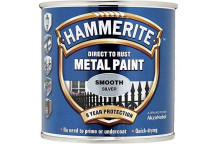 Hammerite 5084894 Smooth Silver 250ml - Smooth Metallic Rust