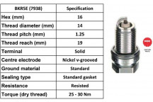 Spark Plug Fiat Kia Mazda Nissan 89-03