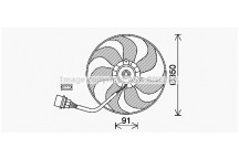 CLG FAN LH AUDI A3 VW BORA GOLF LUPO POLO 96-10