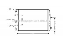 RADIATOR VW POLO 01-10