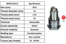 Spark Plug BMW Hyundai Isuzu Jaguar MG Mitsubishi Nissan Peu