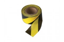 Laser Tools 35364 Black & Yellow Barrier Tape 75mm x 500m No
