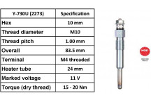 Glow Plug Honda Land Rover Renault Rover 93-06