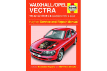 Workshop Service & Repair Manual Vauxhall Vectra 95-98