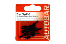 Autobar VW/Renault/Citro?n/BMW/Mercedes Trim Clip Pack of 8