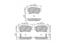 BRK PAD SET FT HYUNDAI 98-10
