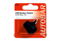 Autobar Rocker Switch Red LED On/Off