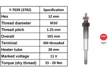 Glow Plug Daihatsu Toyota 82-97