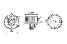 HEAT BLOWER R KIA SEDONA 99-06
