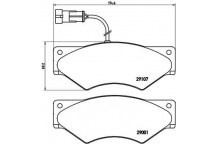 Brake Pad Set - Disc Brake Iveco 91-99