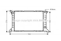 RAD FORD TRANSIT TOURNEO 91-00