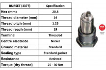 Spark Plug Audi Seat VW 87-03