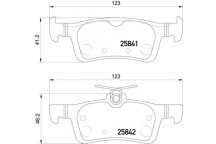Brake Pad Set - Disc Brake Ford 17-27