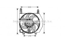 CLG FAN FORD COURIER FIESTA 95-02