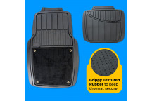 Simply Auto MR2007 PVC Car Mats with Detachable Carpet